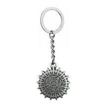 Pentagram Sembol Uçlu Anahtarlık Zamak Kaplama, Unisex Otantik Tasarım