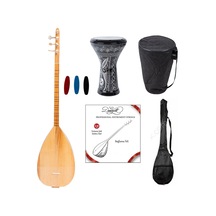 Donizetti Kısa Sap Baglama - Islemeli Mısır Darbuka - Kılıf - Tel