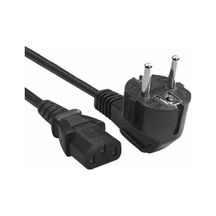 1,5 Metre Pc Güç Kablosu 3x1.0mm² C13 Erkek Topraklı Fiş 220v Bilgisayar Monitör Uyumu