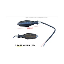 Motosiklet Sinyal Takımı Kayan Led Sarı Kl002