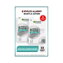 2'li Garnier 8 Saat Görünmez Cilt Kusurları Görünümü Karşıtı Bant Pimple Patch 22 Adet pktpimplepatchciltbant-10639