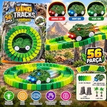 8043 Dino Tracks Yol Set 56 Parça Dinazor Oyuncağı