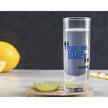Kişiye Özel Renkli Baskılı Trust Me You Can Dance Tasarımlı Vodka