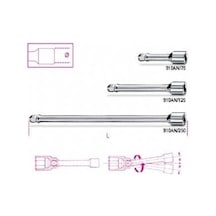 Beta 910an/75 3/8'' Açılı Uzatma 75mm