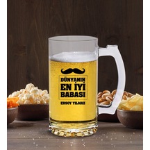 Babalar Gününe Özel Dünyanın En İyi Babası Bira Bardağı - 2