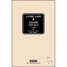 Andre Gide Günlük 1887-1925 1.Cilt - Kutulu - Andre Gide - Yapı Kredi Yayınları