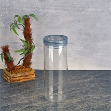 Thn Cam Kavanoz - Cam Erzak Saklama Kavanoz 12 Li Borosilikat Cam 3 Boy