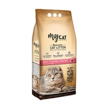 Mycat Pudra Kokulu İnce Topaklaşan Bentonit Kedi Kumu 10 L