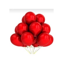 Kırmızı 12 Inç Pastel Balon 10 Lu Kırmızı Kırmızı