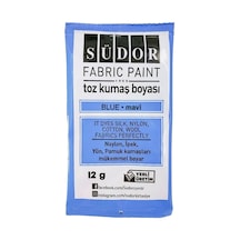 Kumaş Boyası Toz 12 Gr 1 Adet Südor Toz Kumaş Boyası Kot Pantalon Gömlek Tişört Tekstil Kumaş Boyası 1 Adet Mavi