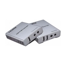 Hdmı 60m Kvm Extender + Audio Alıcı Verici 1080p Cat6 Hdmı Uzatıcı