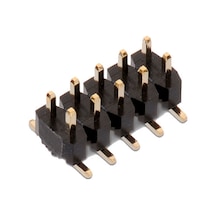 5 Pin 2x5 6.6mm 2.00mm SMD Erkek - Erkek header Altın