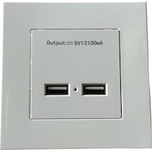 Usb Priz 2 Port Sıva Altı Usb Priz Usb Duvar Prizi
