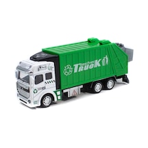 Oyuncak Çöp Kamyonu Metal Çek Bırak 20 Cm