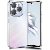 Ceptecepnet İnfinix Hot 20i İle Uyumlu Özel Tasarım Baskılı Kamera Korumalı Şeffaf Telefon Kılıfı 6