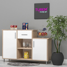 Evora Çok Amaçlı Dolap Mdf Beyaz