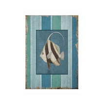 Bedeko Melek Balığı Modern Mdf Tablo 35 Cm X 50 Cm