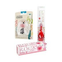 R.o.c.s. Baby Komple Ağız Bakım Seti - Bebek Diş Macunu + Bebek Diş Fırçası + Flipper Saklama Kabı
