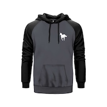 Deftones White Pony Logo Gri Renk Reglan Kol Sweatshirt Gri