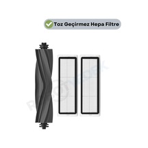 Dreame D10s Plus Rls6ad Uyumlu Yedek Kauçuk Ana Fırça Ve Hepa Filtre-3 Parça