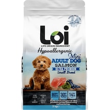 Loi Mini Irk Somonlu Köpek Maması 3 Kg