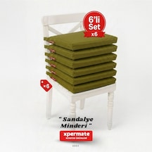 Xpermate 6'lı Sandalye Minderi Su İtici Kumaş 40 x 40 CM Turkuaz