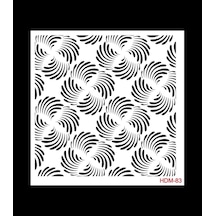 Hdm83 Cadence Home Dekor Stencil 25X25
