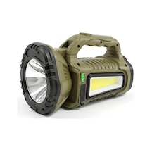 Panther Usb Şarjlı Solar El Feneri 3w Led 600 Lm 5 Işık Modlu Çok Renkli