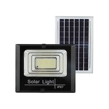 45w 170 Led Güneş Enerjili Bahçe Aydınlatma Işığı, Uzaktan Kumandalı, Zaman Ayarlı, Parlaklık Ayarlı, Ip67 Su Geçirmez