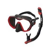 Seac Icona Maske Şnorkel Set Kırmızı Kırmızı