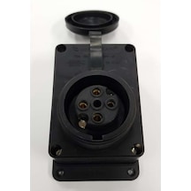 Metesan 4x16A Trifaze Kauçuk Sıva Üstü Priz