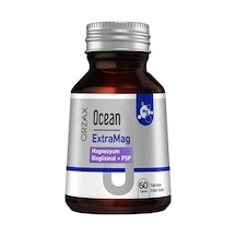Orzax Ocean Extramag Magnezyum Bisglisinat + P5p 60 Tablet
