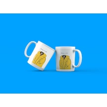Hazırım Ve Emoji Baskılı Porselen Kupa Bardak