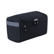 Geekyou Erkek Seyahat Tuvalet Çantası, Taşınabilir Büyük Kapasiteli, Dış Mekan Kullanıma Uygun, Organize Edici Dolap Çantası Siyah