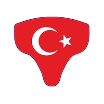 Türk Bayrağı Mondial Mh Drift 2011 - 2020 Uyumlu Siperlik Sticker Standart