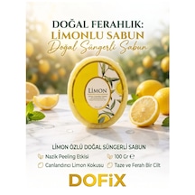 Limonlu Doğal Süngerli Sabun