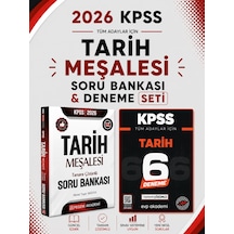 Pegem 2026 Kpss Tarih Meşalesi Soru Bankası & Kpss Tarih 6 Deneme Evp Akademi Seti