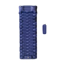 Gm-am25 Naylon + Tpu Şişme Uyku Mat Pres Tipi Şişirme Hava Yatağı Yastık İle Kamp Pedi 001