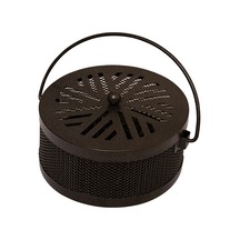 Aotu Taşınabilir Demir Sivrisinek Tütsü Bobini Tutucu Kutu Dış Mekan Ev Için Kapaklı - Bronz / Kar Tanesi Çok Renkli