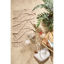 Özdilek Sun Beige Sand Plaj Havlusu 90x150 Cm Bej