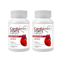 Cardiamin Forte 2 Adet Multivitaminli Omega3lü 60 Soft Jel Kapsüllü Formül
