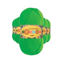 5 Adet Lüks Patik İpi Yünü Neon 98395 - Bonbon Mudanis
