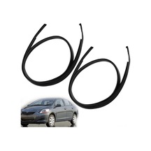 Symbee Toyota Yaris Sedan 2007-2011 Siyah Kauçuk Tavan Kenar Sıvı Akışlı Koruyucu Şeritleri Sol L + Sağ R - 75552-52140 & 75551-52160