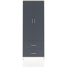 Arges Dolap Tek Raflı 2 Çekmeceli Tek Askılı 88x30x243 Aytaşı... Aytaşı