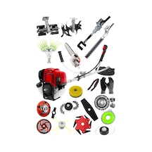 Ablacks 4 Zamanlı Profesyonel Yan Tırpan Ultra Mega Lüks Bahçıvan Seti + 11 Li Çim Biçme Seti