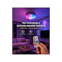 Kumanda Destekli Çok Renkli Akıllı Led Ampul Yeni Baaa-4-1-8f07f Diğer