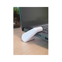 Taşınabilir Laptop Hava Alma Standı - Bilgisayar Yükseltici Ve Soğutucu Aparat Beyaz 2 adet sağ ve sol için