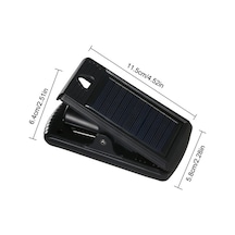 Pazly 2 Adet Siyah Güneş Enerjili 40 Ledli Işık, Ip65 Su Geçirmez, 2000mah Pil, İnsan Ve Işık Sensörlü, 3.5w