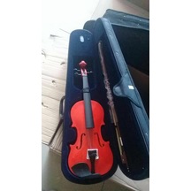 Valeria-Paganini Tam Boy 4/4 Kırmızı Keman Seti-Kutu-Yay-Reçine