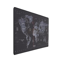 Lexroo Dünya Haritası Ekstra Büyük Genişletilmiş Kaymaz Kauçuk Oyun Mouse Pad & Klavye Masa Mat Standart